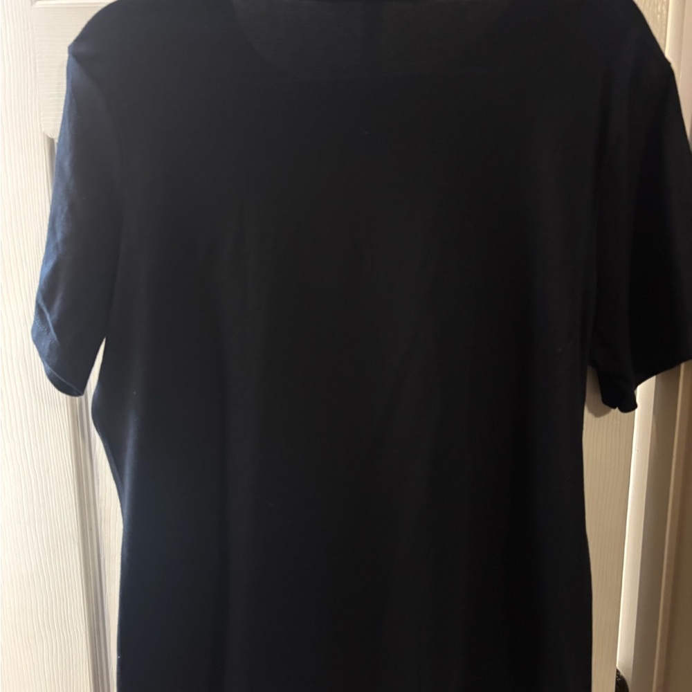 Bella Canvas Black Tee with White Text - Picture 2 of 6
